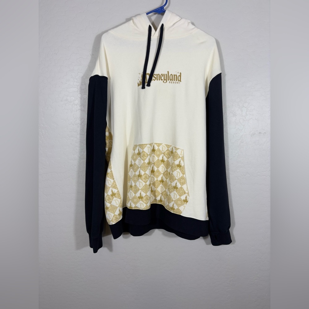 Disneyland Resort Hoodie Black Sleeves Sleeping Beauty‎ Castle Collection XL